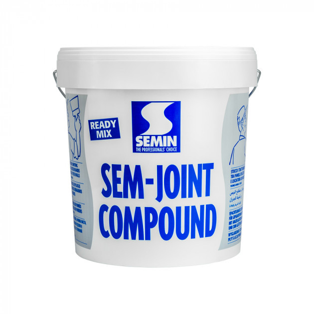 

Semin SEM JOINT COMPOUND Готова шпаклівка 25 кг (Семін Сем Джоінт Компаунд), Белый