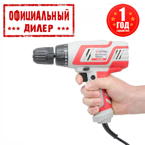 

Шуруповерт сетевой INTERTOOL DT-0103 (280 Вт)