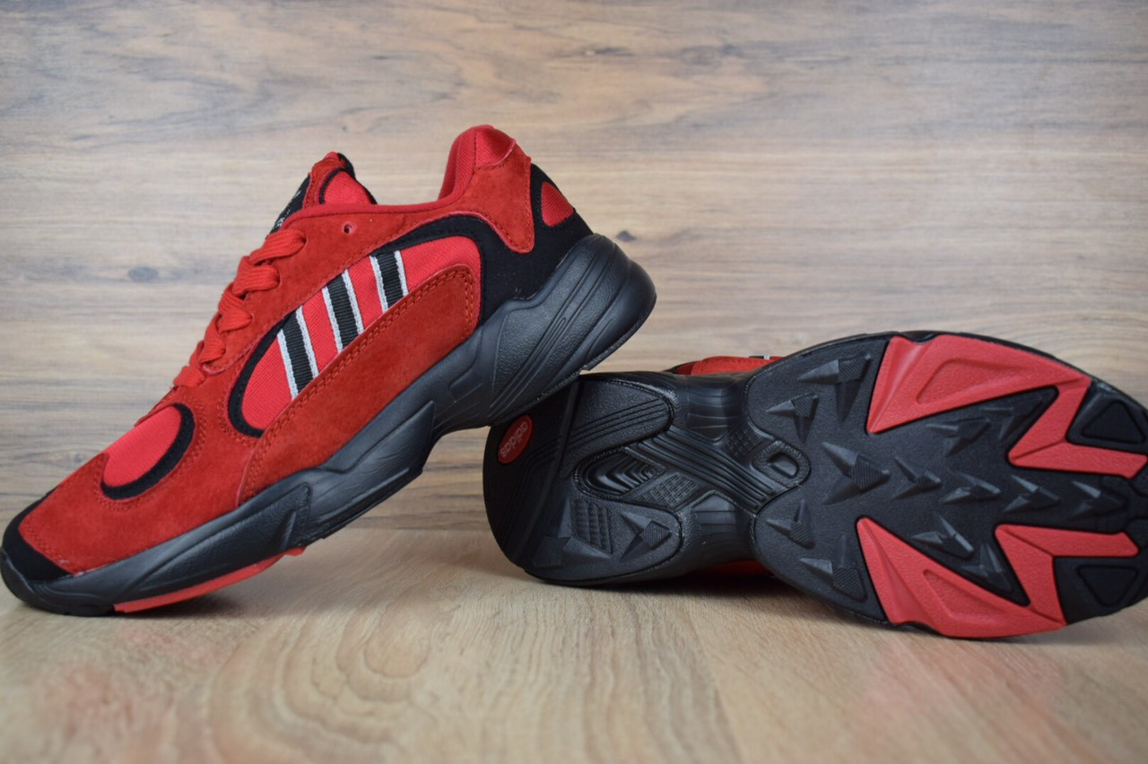 Мужские кроссовки Adidas Yung (АдиДас Янг), красные, код OD-1709 42
