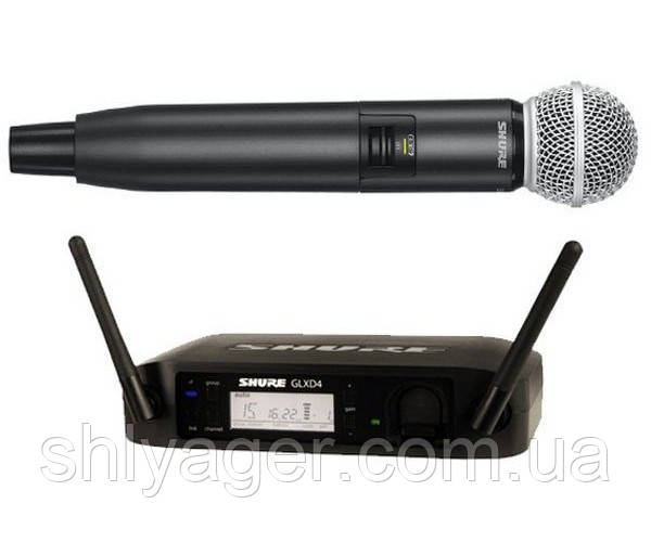 

SHURE GLXD24ESM58 Радіосистема цифрова один ручний мікрофон