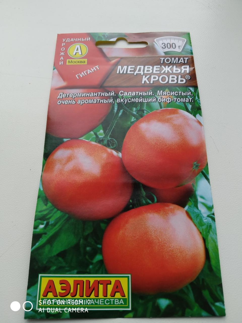 Томат медвежья кровь характеристика