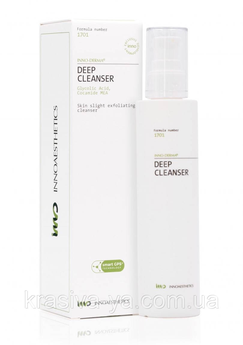 

Интенсивное очищение кожи с гликолевой кислотой DEEP CLEANSER, 200 мл