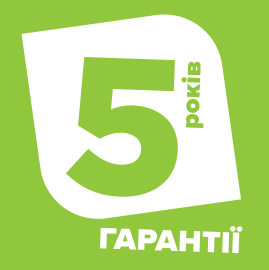 5 років гарантії Ноарк