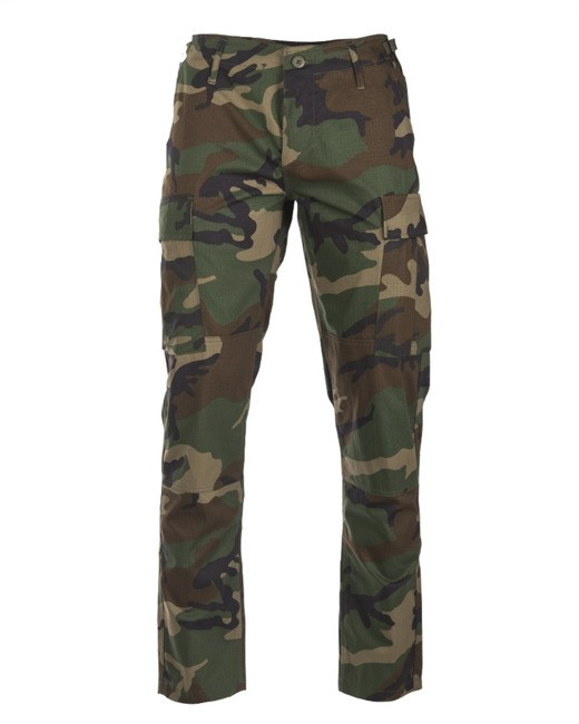 

Брюки Mil-Tec BDU Slim Fit woodland XL