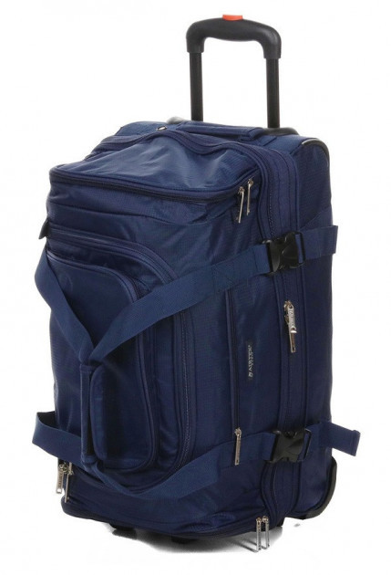 

Дорожная сумка на колесах airtex 610 маленькая синяя, Синий