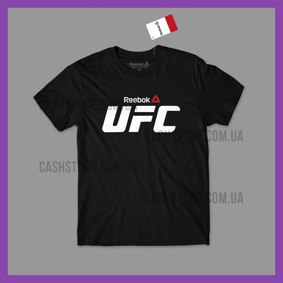 

Футболка Reebok 'UFC Logo' с биркой | Рибок | Черная