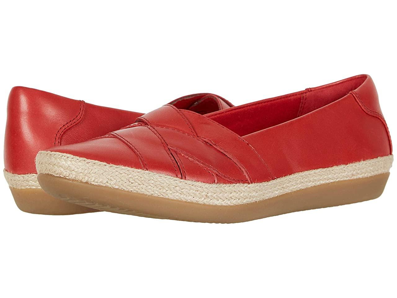 

Туфли без каблука (Оригинал) Clarks Danelly Shine Red Leather