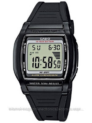 

Мужские часы Casio W-201-1AVEF