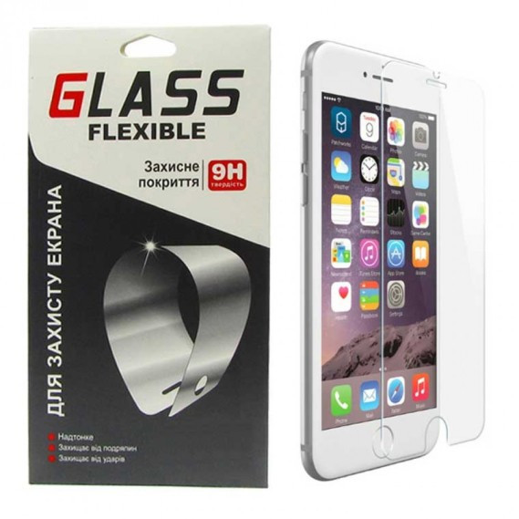 

Гибкое защитное стекло Flexible Glass для Apple iPhone 6 Plus (0.2 мм), Прозрачный