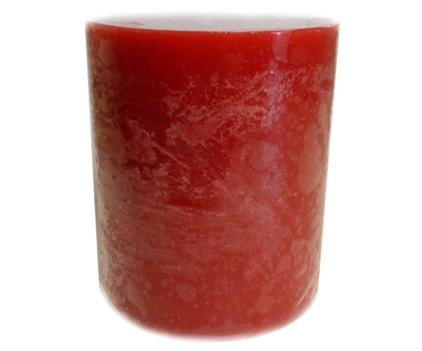 

Свеча 105*150 мм Feroma Candle в форме цилиндра. Цвет красный.