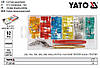 Запобіжники автомобільні YATO STANDARD, в асортименті з індикатором, 92 шт YT-83142