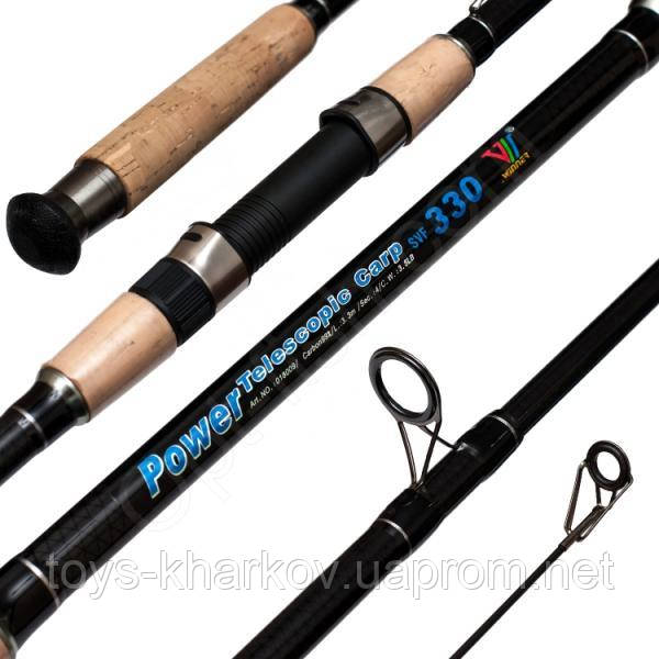 

Карповое удилище телескоп Winner Power Telescopic Carp №018009 3,5 LB 3,3м