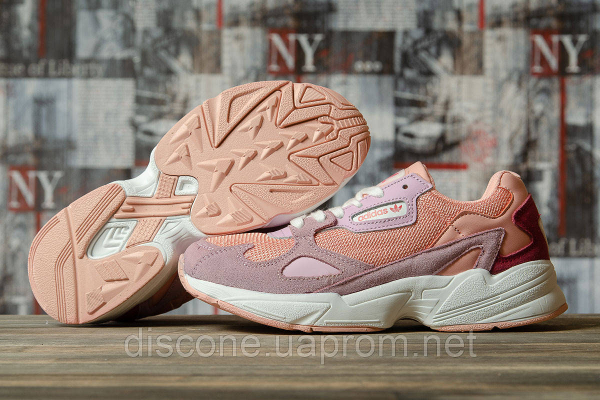 

Кроссовки женские 16746 ► Adidas Falcon, розовые ✅SALE! 37% [ 36 37 41 ] ► (41-26,3см), Розовый