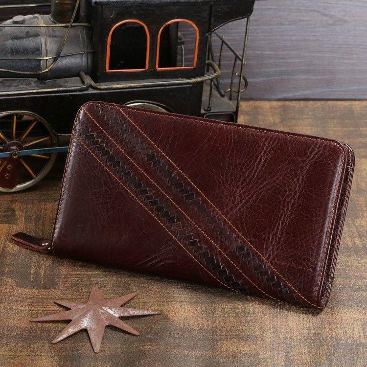 

Барсетка из кожи мужская Vintage 14196, Коричневый