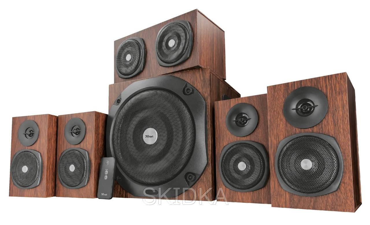 

TRUST 5.1 Vigor Surround Speaker System BROWN