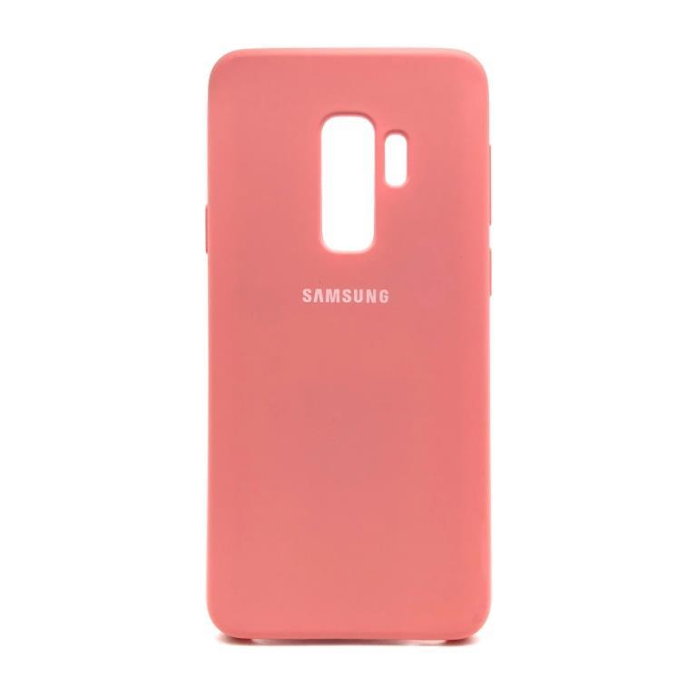 

Накладка Silicone Cover for Samsung S9 Plus Pink