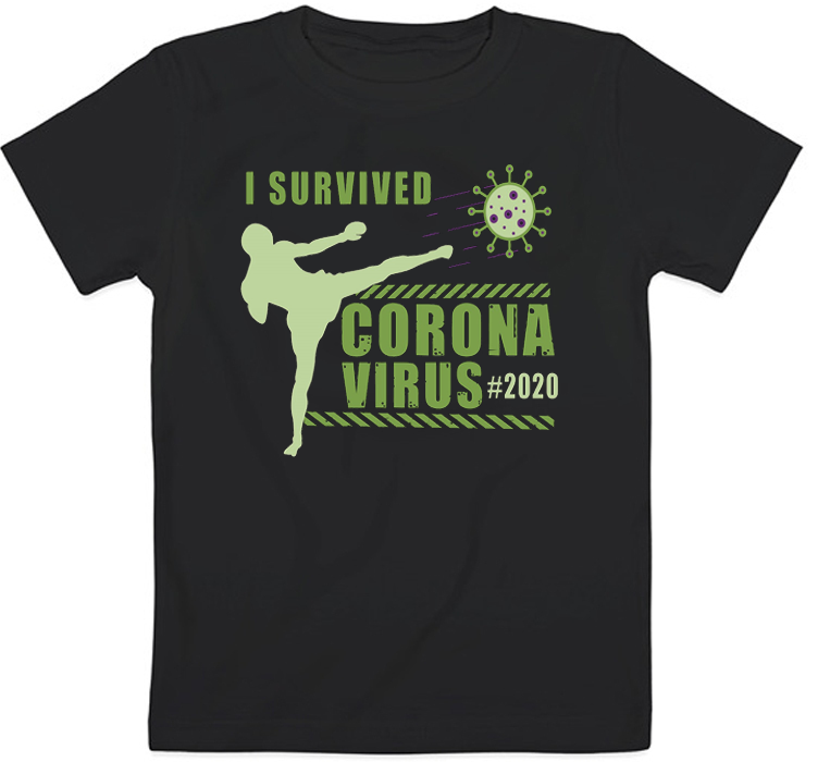 

Детская футболка I Survived (чёрная)