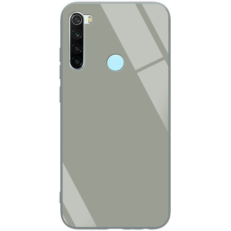 

TPU+Glass чехол GLOSSY для Xiaomi Redmi Note 8, Зеленый / pine green