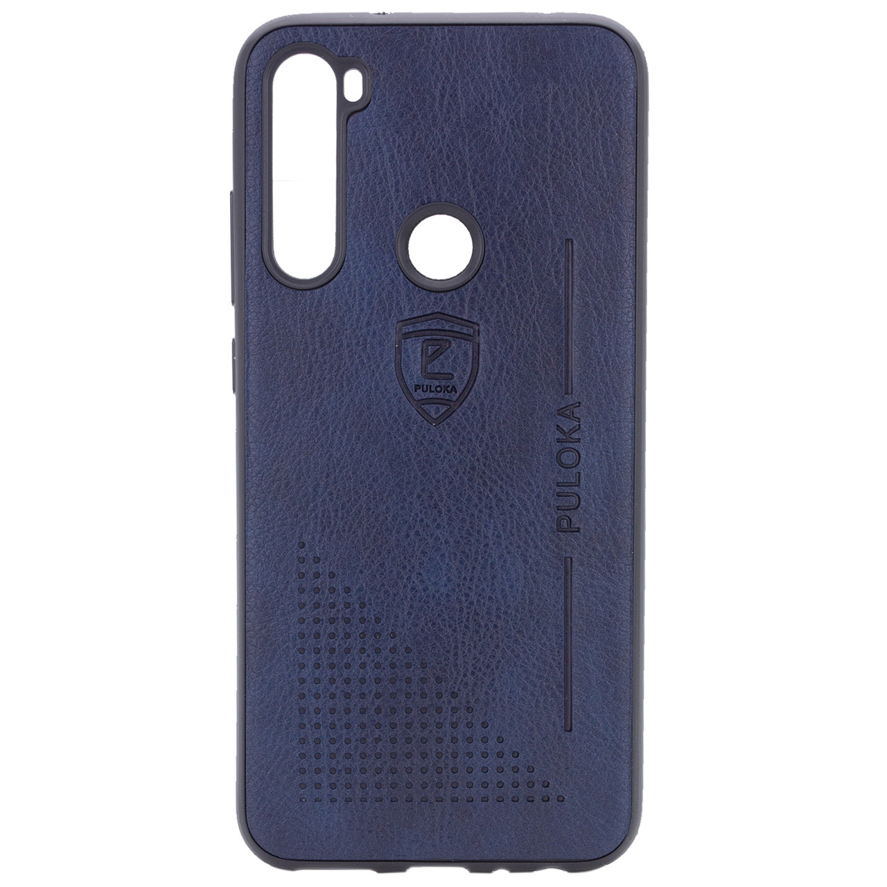 

Кожаный чехол-накладка PULOKA Desi для Xiaomi Redmi Note 8, Синий
