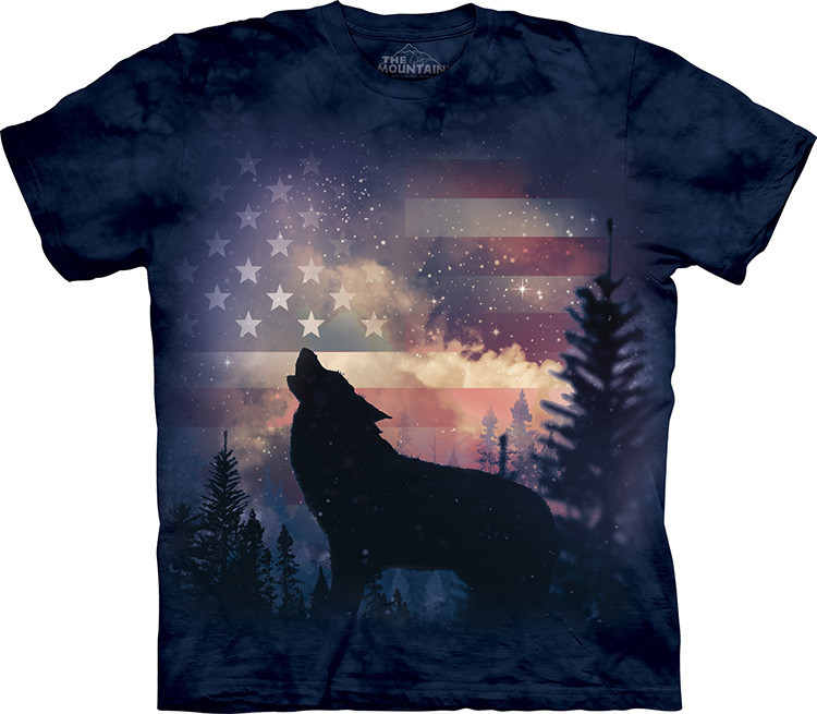 

Футболка The Mountain Patriotic Howl 105971