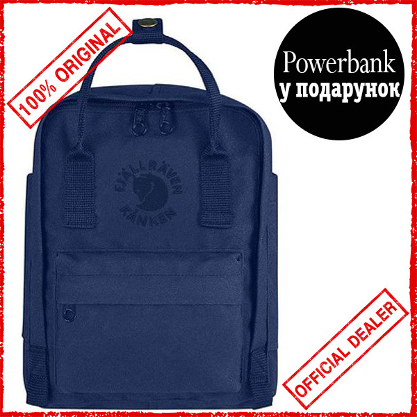 

Рюкзак Fjallraven Re-Kanken Mini 7 л синий