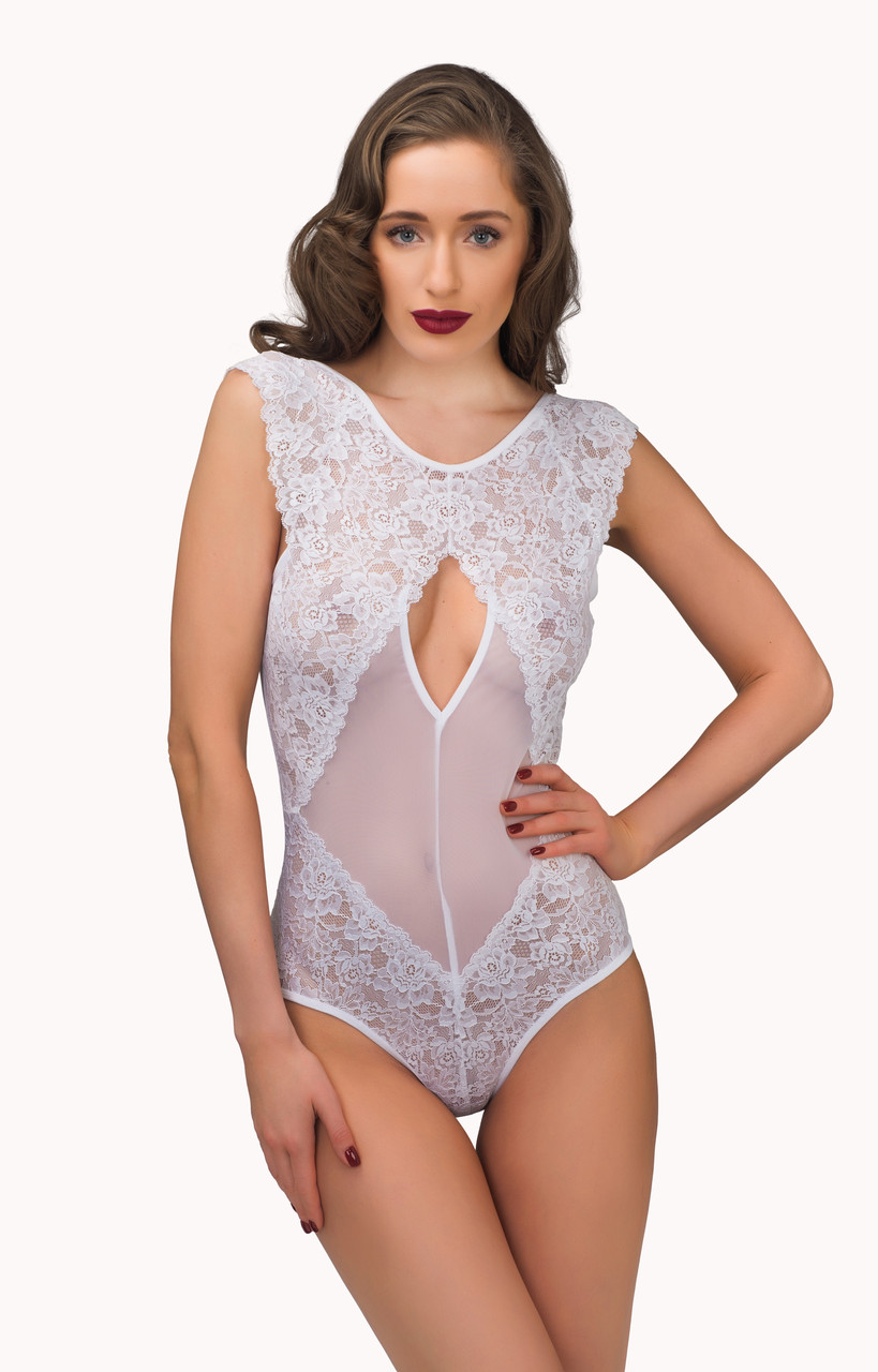 

Body Abby (Mesh, Lace), white, 36/38, Белый