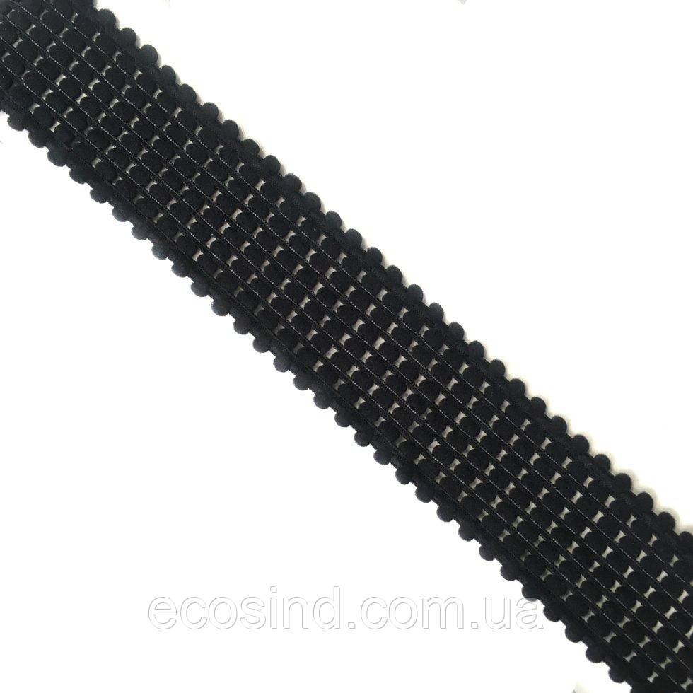

Резинка ажурная для повязок "Сеточка ", 3,3 см, цвет черный (657-Л-0684)