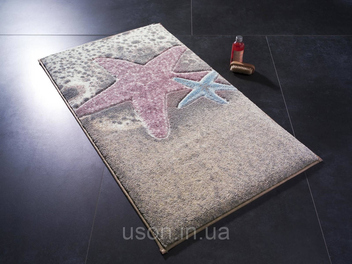 

Коврик для ванной Confetti Sea star pembe 80*140, Розовый