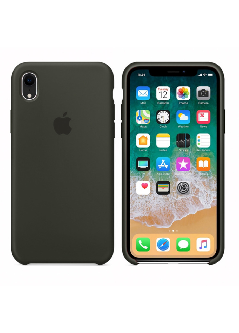 

Чехол RCI Silicone Case для iPhone Xr Dark Olive, Оливковый