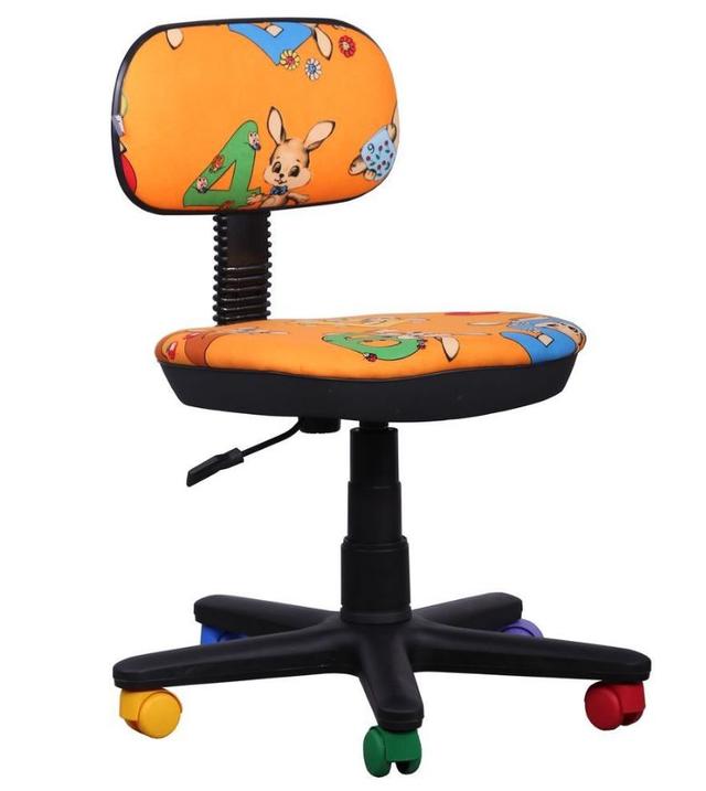 Кресло детское Бамбо Цифры - оранжевый