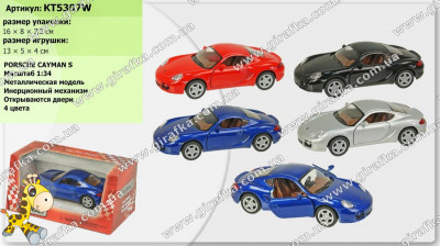 

Машина металл Kinsmart KT5307W Porsche Cayman S, в коробке 1687,5 см.
