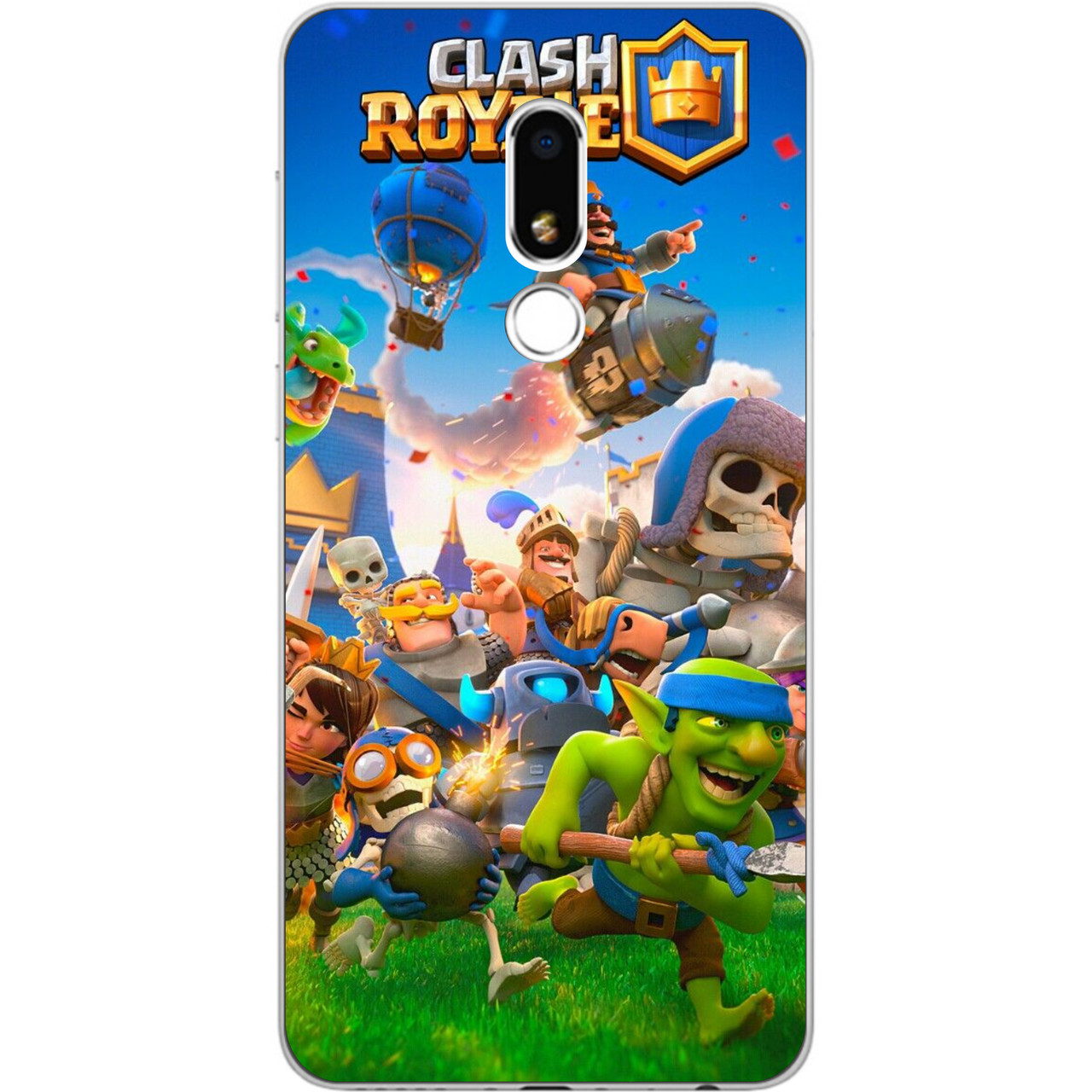 

Оригинальный силиконовый чехол для Meizu M8 Lite с картинкой Игра Clash Royale Герои, Разные цвета