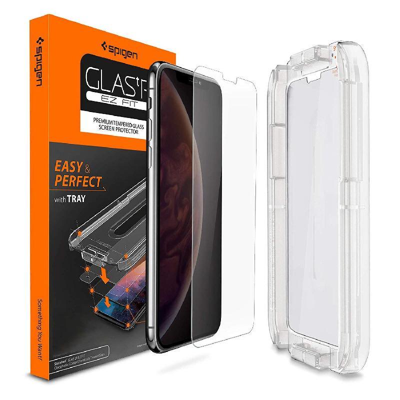 

Акция! Защитное стекло Spigen для iPhone XR Glass "Glas.tR EZ Fit" (1Pack) (064GL24818) [Скидка 5% при 100%