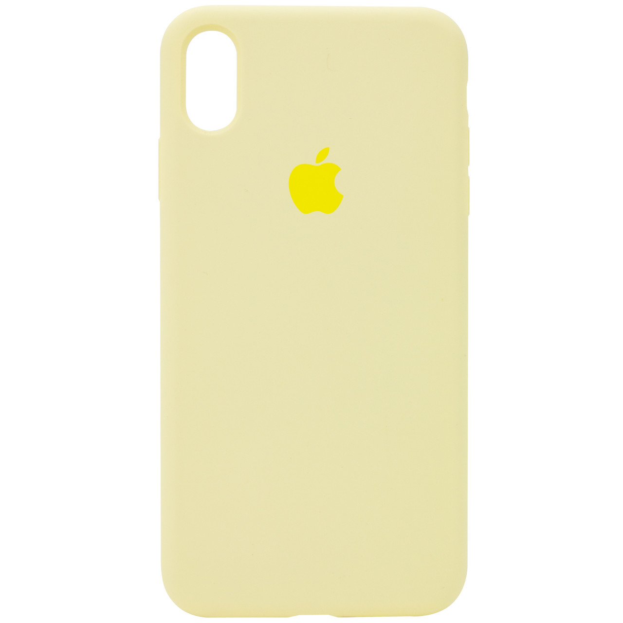 

Чехол Silicone Case Full Protective (AA) для Apple iPhone XS Max (6.5"), Желтый / mellow yellow