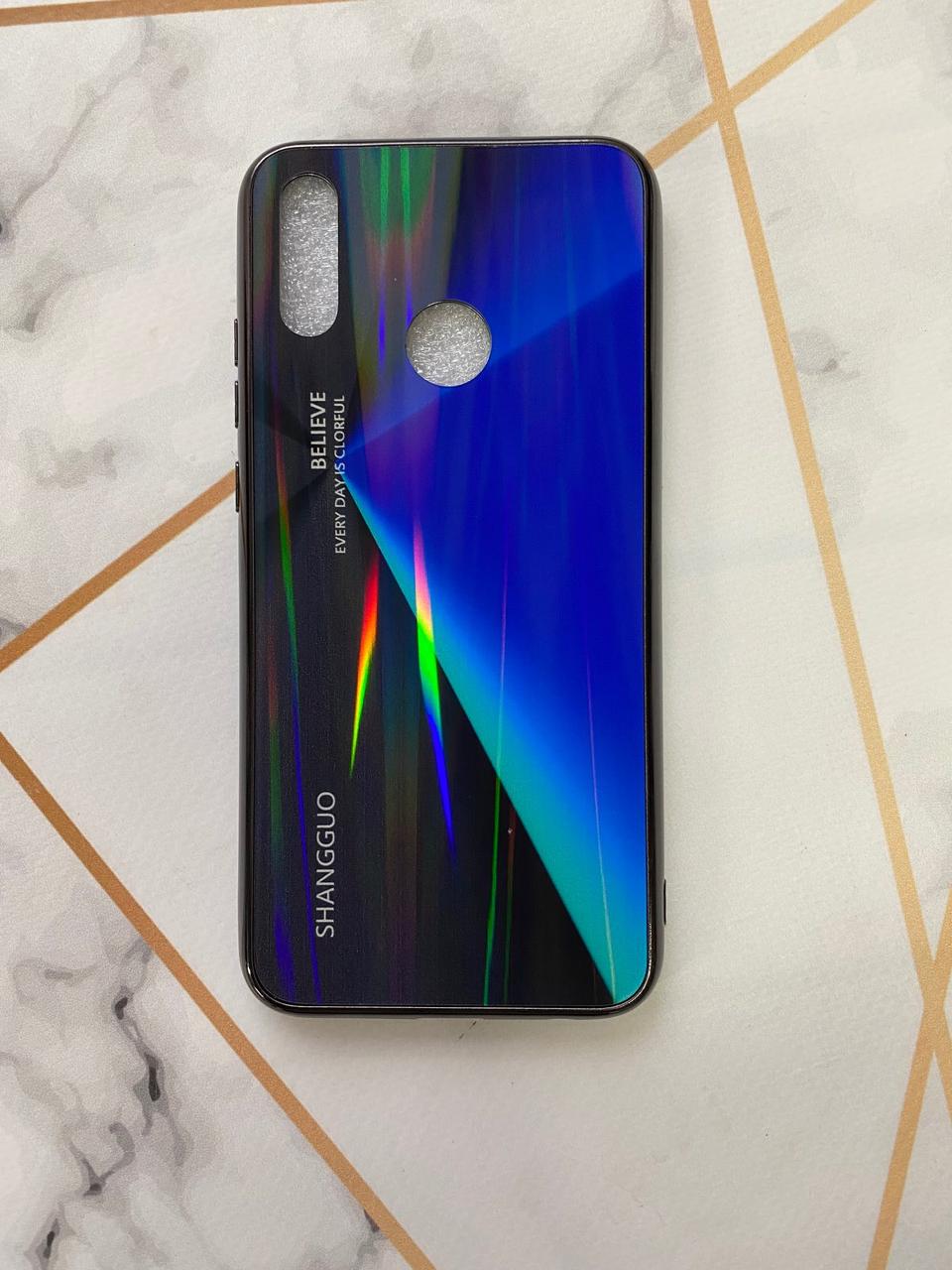 

Защитный глянцевый чехол Gradient для Huawei Y6 2019 / Y6 prime 2019 Синий