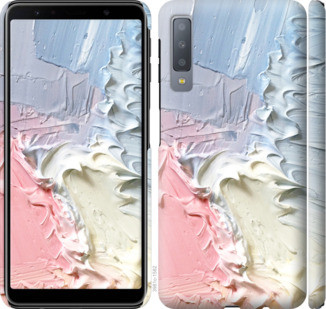 

Чехол на Samsung Galaxy A7 (2018) A750F Пастель "3981c-1582-15886", Розовый