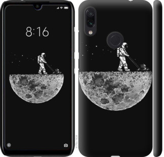 

Чехол на Xiaomi Redmi Note 7 Moon in dark "4176c-1639-15886", Белый