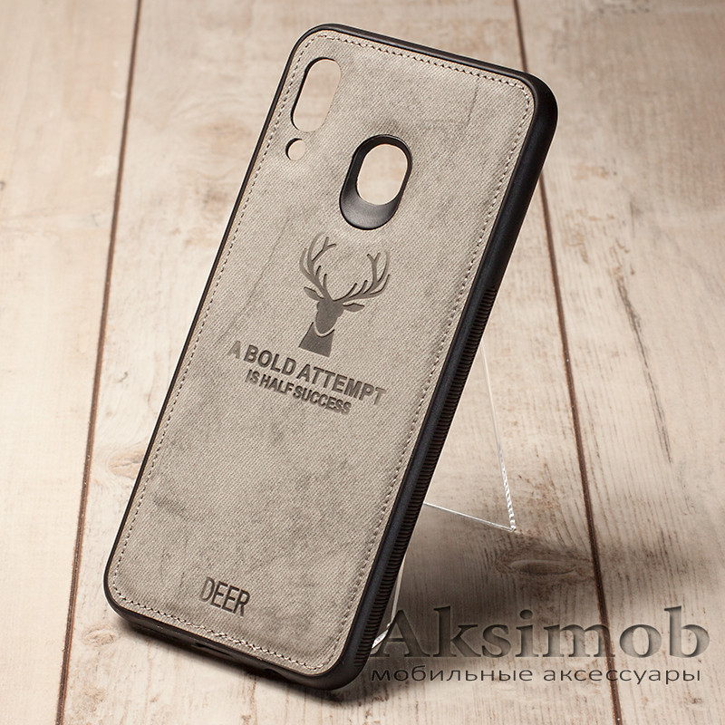 

Чехол DEER для Samsung A20 2019, Серый