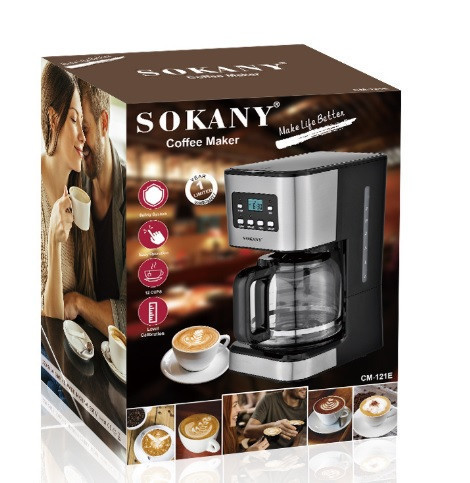 

Кофеварка Sokany 121E 950w