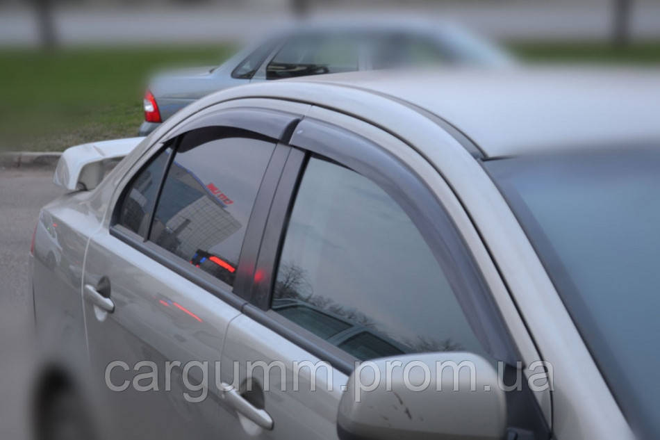 

Ветровики Mitsubishi Lancer Sd/Hb 2007- дефлекторы окон