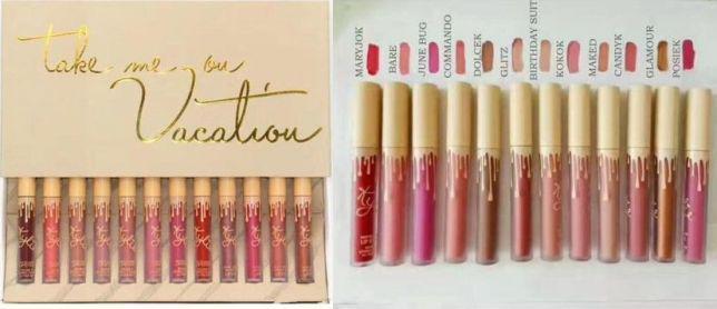 

Мега-набор стойких матовых жидких помад 12 штук KYLIE VACATION LIPSTICK