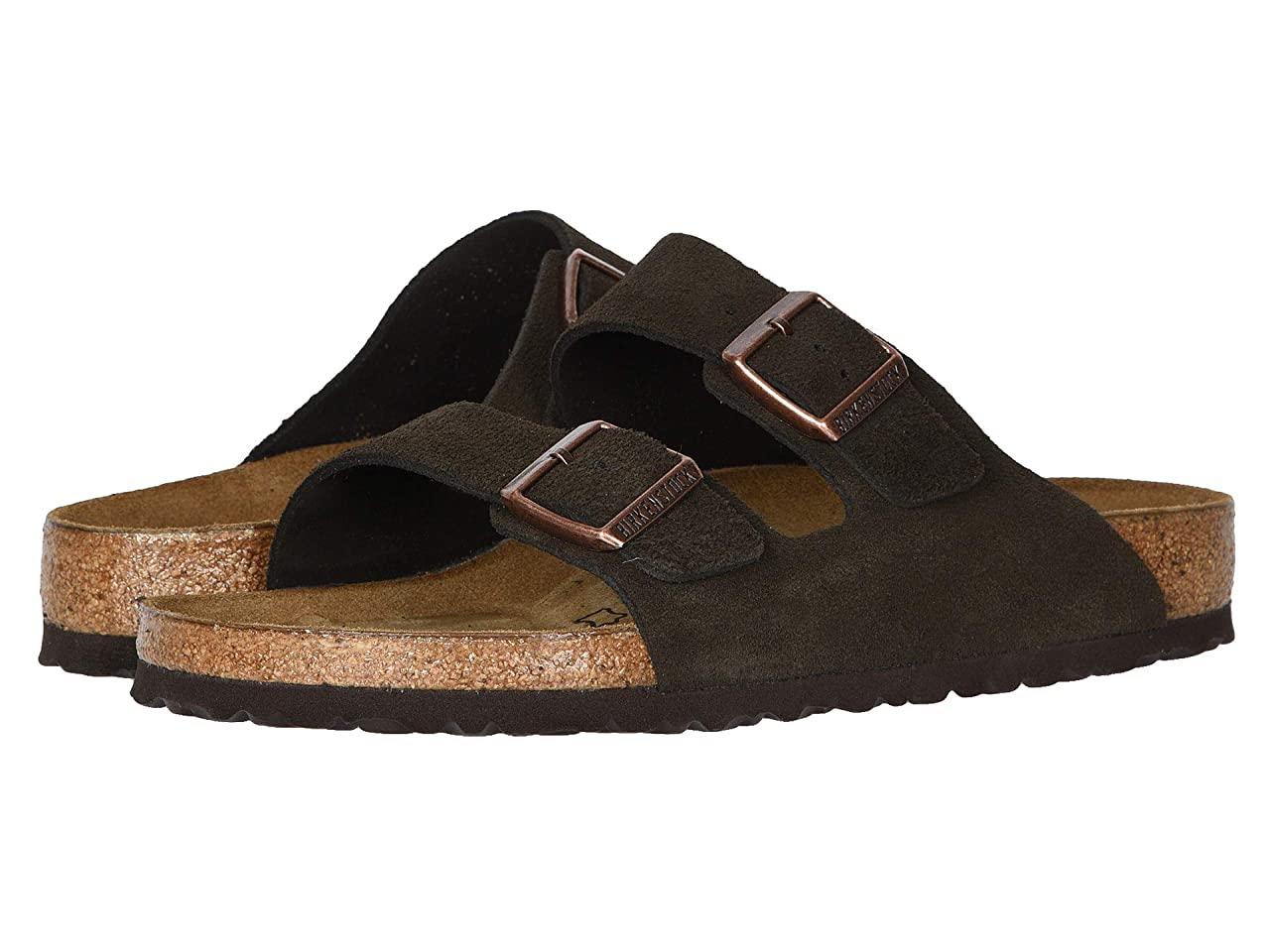 

Сандали/Вьетнамки (Оригинал) Birkenstock Arizona - Suede (Unisex) Mocha Suede