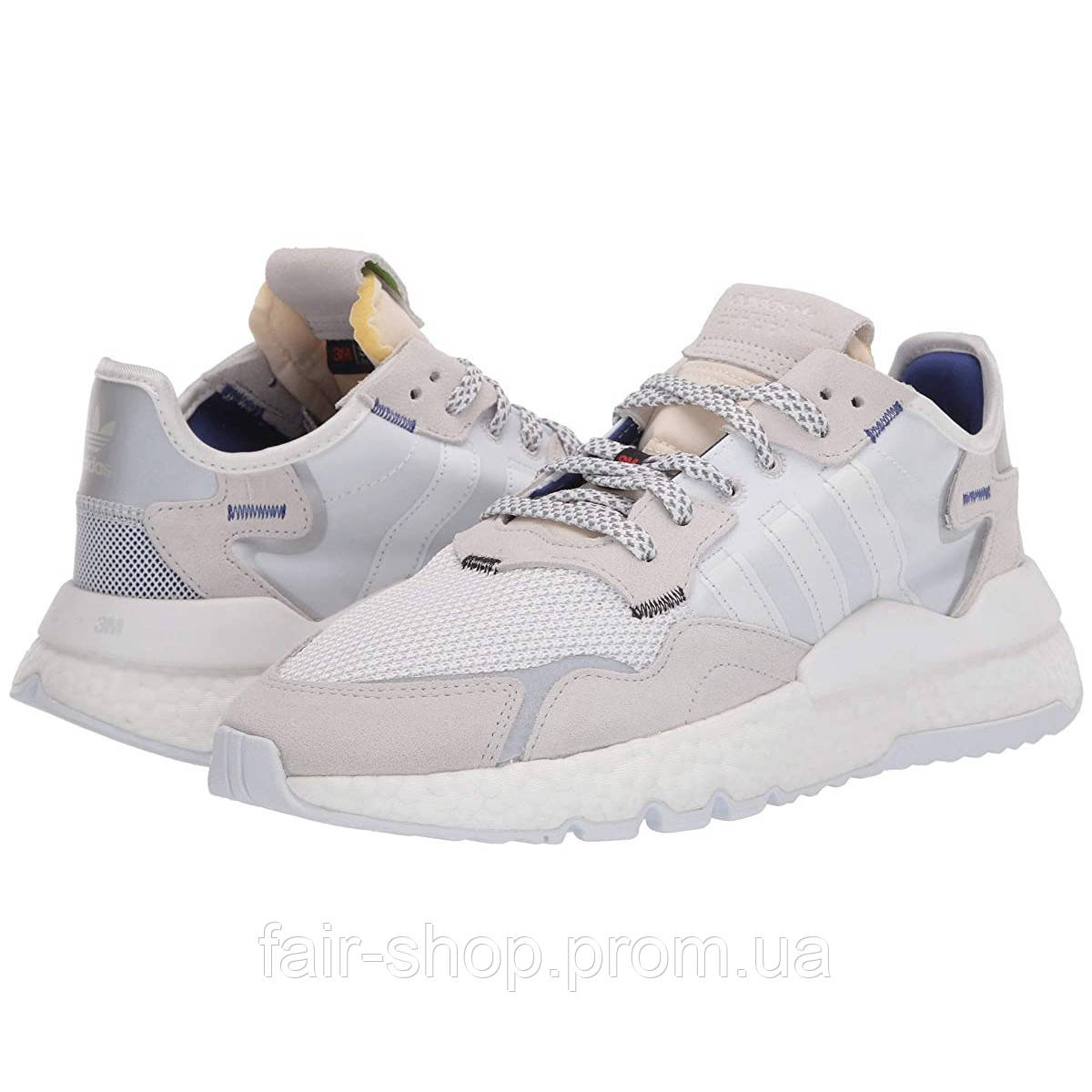 

Кроссовки Adidas Nite Jogger Footwear White/Footwear White/Footwear White - Оригинал