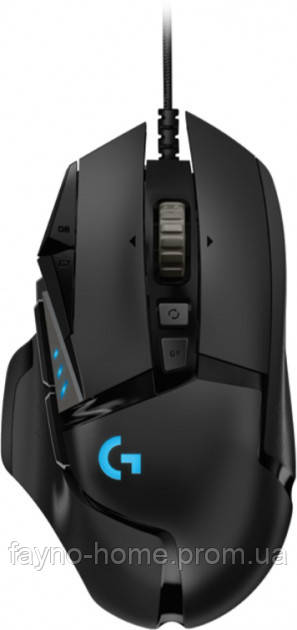 

Миша Logitech G502 Gaming Mouse HERO High Performance Black (910-005470) (6469784)