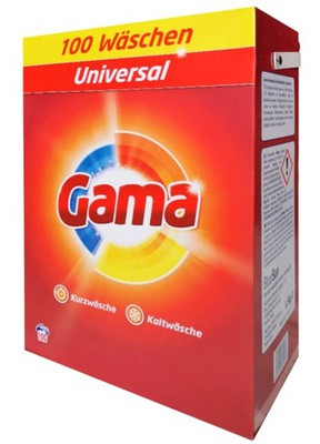 

Сыпучий порошок для стирки гама Gama xxl 6.5 kg(100 стирок)