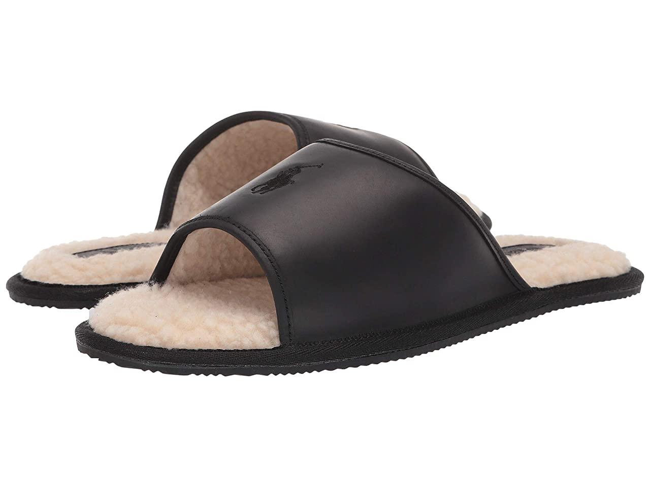 

Тапочки (Оригинал) Polo Ralph Lauren Antero Slipper Black Leather