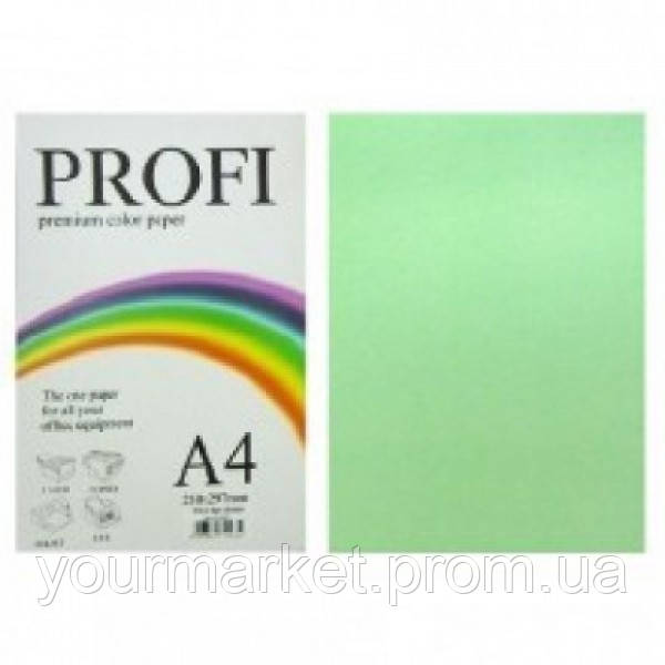 PROFI color папір офіс A4 80г/м 500арк пастельн зелен Light GreenНет в наличии