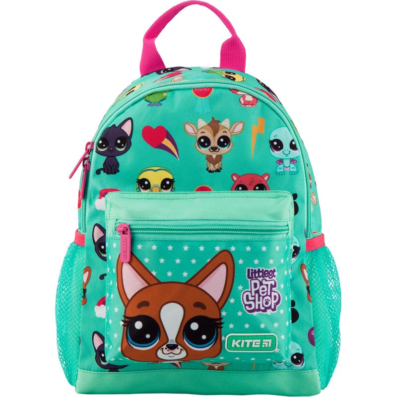 

Рюкзак дошкольный Kite Kids Littlest Pet Shop 30х22х10 см 6.5 л Ментоловый (PS19-534XS)