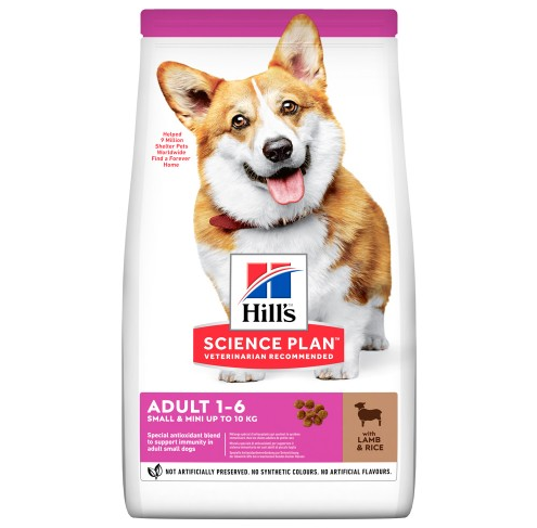 

Сухой корм Hills SP Canine Adult Small & Miniature Lamb & Rice для взрослых собак мелких пород с ягненком и
