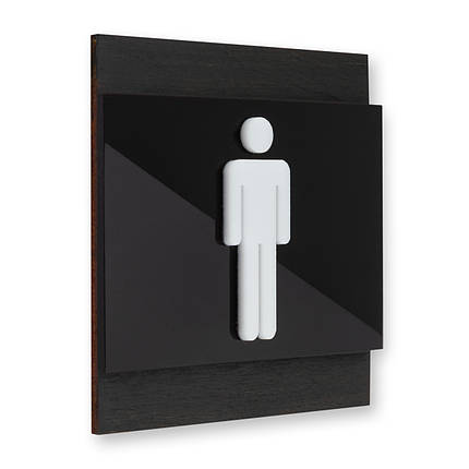 Таблички на дверь мужского туалета, фото 2